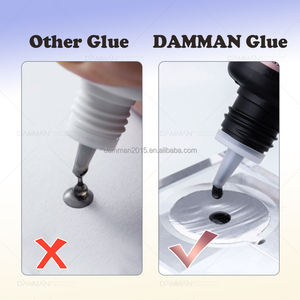 Damman 5ml NO.12 Perfect Glue 1s Adhesivo de extensión de pestañas sensible resistente al agua de secado rápido Pegamento de pestañas de bajo olor de larga duración - Product Image 5