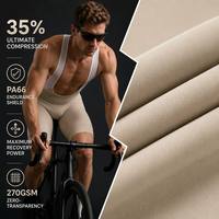 Ultra feine seidige Double Face Nylon Spandex 4-Wege-Stretch-Schuss Free Cutting Fabric Luxus nahtlose Active wear Unterwäsche