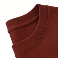 Wholesale Custom Logo Blank Oversized T-shirt Women Heavyweight Cotton Solid Color Casual Loose Plain Dyed Breathable Knit Tee