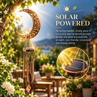 Lampes solaires de jardin d'extérieur, lampe décorative LED soleil et lune, éclairage paysager pour pelouse, cour, allée, patio, décoration de jardin