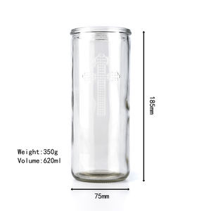 Mẫu Nến Thủy Tinh 620Ml Chữ Thập - Product Image 5