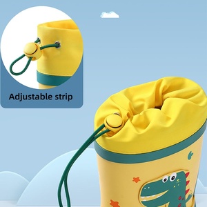 Botas de Lluvia Impermeables Antideslizantes hasta la Rodilla para Niños, Suela de PVC, Zapatos Ligeros para Agua para Estudiantes - Product Image 6