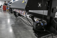 Impresora de Sublimación Digital de 3.2m, 4 Cabezales de Impresión I3200, Color Intenso 210 ㎡ Capacidad de Flujo