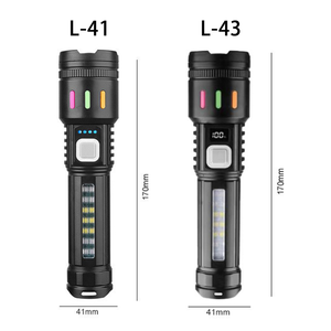 Linterna LED de Alta Potencia con Zoom Telescópico, Resistente al Agua, para Senderismo al Aire Libre, con Carga USB, Luz de Emergencia de Largo y Corto Alcance - Product Image 6