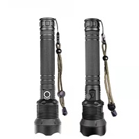 Potente Linterna Táctica LED Recargable USB de 10W y 1000 Lúmenes con 5 Modos, Impermeable, para Camping y Actividades al Aire Libre