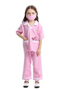 Costume vétérinaire Ecoparty pour enfant, livraison directe, déguisement rose, infirmière, docteur, hôpital, semaine, déguisements pour enfants - Product Image 3