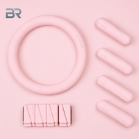 Kit de Pilates para el Hogar al por Mayor para Mujeres, con Anillo de Pilates, Pelotas, Bandas Elásticas y Pesas para Tobillos