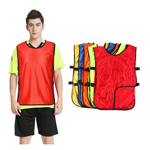 Rompi Latihan Atletik Anak Remaja Dewasa Bahan Nilon Mesh untuk Pertandingan Tim, Jersey Latihan Basket, Rompi Latihan Sepak Bola - Product Image 1