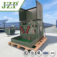 JZP Déploiement Rapide Utilitaire Grade 100-150kVA Monophasé Pad Monté Transformateur Prix Usine pour Alimentation en Zone