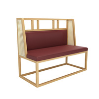 Mobilier de restauration pour restaurants à thème, chaises modernes en rotin tressé, tables et chaises pour cafés et salons de thé, banquettes et canapés pour salons.