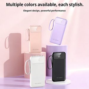 Batería Externa para Teléfono, Carga Rápida de 15W/18W/20W, 10000/20000mAh, Batería Portátil, Carga Rápida - Product Image 4