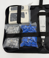 Kit d'outils réseau professionnel 7-en-1 CAT5/CAT6 comprenant un testeur de câble, un dénudeur de fils et un ensemble d'outils de sertissage 8P8C
