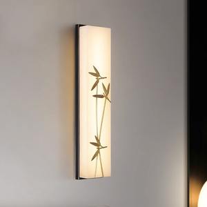 โคมไฟติดผนังสไตล์เซนทำจากทองแดงทั้งหมด ดีไซน์แบบจีนใหม่ สำหรับห้องนั่งเล่น ฉากหลังทีวี ห้องนอน ทางเดิน โคมไฟติดผนัง - Product Image 6