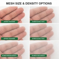 Stevige 100% Virgin HDPE UV-bestendige landbouw insectenwerende nettenrol 40-60 mesh voor kas, tegen wittevlieg en bladluis