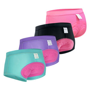 Short Cycliste Femme WOSAWE Rembourré Gel 3D Respirant <span class=keywords><strong>Sous</strong></span>-vêtement Vélo Route VTT Cyclisme Descente Tailles S-2XL Rose - Product Image 1