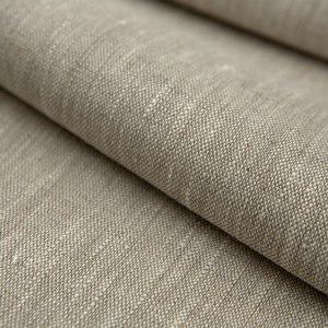 Haute qualité 100% lin biologique tissu rouleau 245 GSM naturel adouci tissé respirant pour chemises Textiles de maison literie robes - Product Image 3