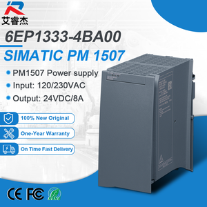 ซีเมนส์ 6EP1333-4BA00 PM 1507 แหล่งจ่ายไฟ 24V 8A 192W สำหรับ SIMATIC S7-1500 มีสินค้าในสต็อก - Product Image 1