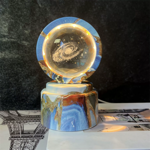 High Quality <strong>Crystal</strong> <strong>Ball</strong> Souvenir Gifts <strong>Crystal</strong> <strong>Ball</strong> 3D <strong>Inside</strong> Carving Home Small Night Light - Product Image 4