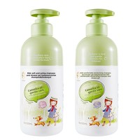 Shampoo pour enfants 500ml à l'huile de camélia 2 en 1, gel douche bébé et shampoing capillaire hydratant sans larmes, marque privée, vente en gros, OEM