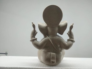 รูปปั้นพระพิฆเนศชัยเรซิ่นโพลีเรซิน 25 ซม - Product Image 5