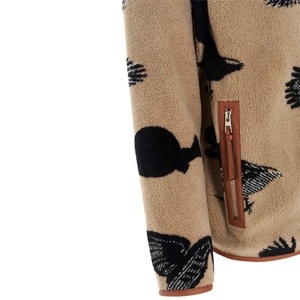 Gran oferta, chaqueta de lana Micro Polar para mujer, paños con <span class=keywords><strong>estampado</strong></span> de animales a la moda, <span class=keywords><strong>abrigo</strong></span> de invierno para exteriores - Product Image 4