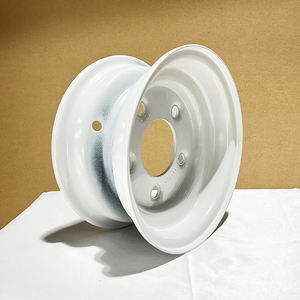 Nueva Rueda de Acero Blanca para Carro de Golf |   8x7 |   -2 Desplazamiento |   Patrón de Pernos de 4x101.6 mm |   Certificado por DOT/TUV/CE/<span class=keywords><strong>BUREAU</strong></span> <span class=keywords><strong>VERITAS</strong></span> - Product Image 4