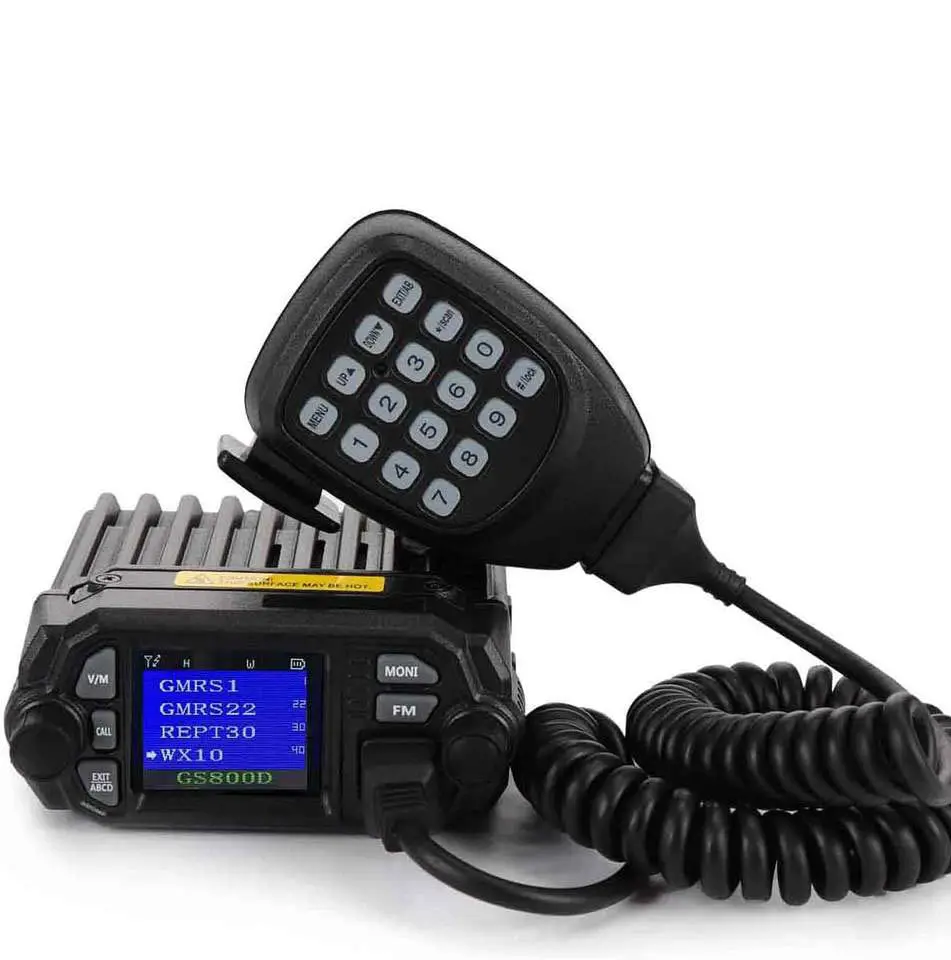 Dual Band GMRS Repeater QYT GS800D Quad Watch Mini Size Mobile Radio Long Distance Car Radio