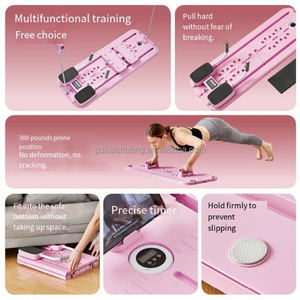Phụ kiện Pilates Push-Up Board bụng bánh xe thiết bị giảm béo nhà tập thể dục tập thể dục phòng tập thể dục thiết bị thể thao người già Walker - Product Image 2