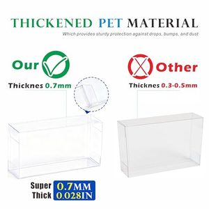 กล่องพลาสติกใสพิมพ์ลาย PVC ทนทาน สำหรับบรรจุภัณฑ์โชว์สินค้า กล่องอะซิเตทพับได้ วัสดุใสจากไวนิล PVC PET RPET - Product Image 5