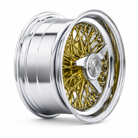 Jantes à rayons Gold Steer Wire 13x7 14-26 pouces 5x112/5x120/5x114.3/5x110/5x108 4x4