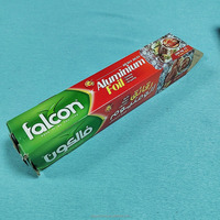 Emballage alimentaire à usage unique d'emballage de torréfaction d'emballage magasin de feuilles de papier d'aluminium rouleau de papier avec coupeur pour la cuisine