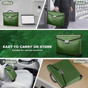Estuche Organizador Resistente al Fuego y al Agua, de Gel de Sílice, para Laptop, Tablet, con Cierre para Pasaportes, Documentos y Dinero en Efectivo - Product Image 5