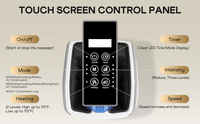 Masseur pour les pieds et les mollets à chaud, nouvelle conception, vente chaude, massage par compression d'air, machine de massage multifonctionnelle