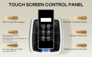 Nuevo Diseño, Masajeador de Pies y Pantorrillas con Calor, Masajeador de Piernas con Compresión de Aire, Máquina de Masaje Multifuncional - Product Image 5