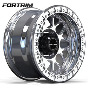 Jantes forgées en alliage d'aluminium FORTRIM pour pick-up SUV 16-20 pouces avec 5x127 5x150 6x139.7 <span class=keywords><strong>jante</strong></span> tout-terrain à lèvre profonde Beadlock - Product Image 1