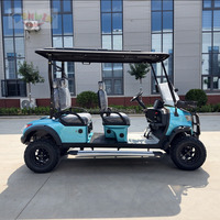 Kart à pédales tout-terrain homologué à batterie lithium, 6 places, magnifiquement conçu, voiturette de golf électrique, vente chaude