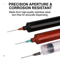 Aiguille de distribution de précision 1/4 pouce (6,5 mm) à double filetage Luer Lock en acier inoxydable avec embouts composites en plastique – Vente en gros
