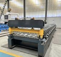 Nouvelle machine de formage à froid à double couche IBR pour tuiles en acier coloré PPGI avec moteur à roulement et boîte de vitesses
