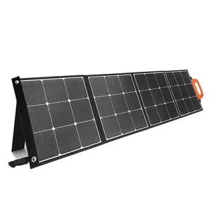 Güneş panelleri ve piller Monocristaline paneli ODM OEM 12V katlanır taşınabilir katlanabilir güneş paneli