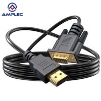 Cable Convertidor de HDTV a VGA, Chapado en Oro, para Proyección Transfronteriza, Conexión HDTV a VGA