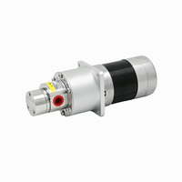 Pompe à engrenages à entraînement magnétique haute précision 0,3 ml/rev, en acier inoxydable 316L et PEEK, pour le remplissage et la dosage de liquides à faible viscosité