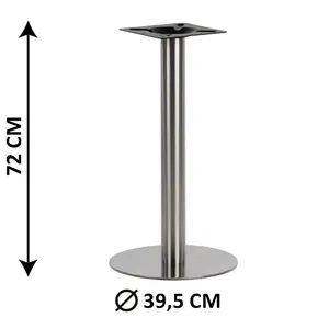 Pieds de table en acier inoxydable Cercle rond Noir Doré Finition polie Table basse console en acier inoxydable Pieds boule