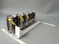 Étui à cigarettes étagère de supermarché Snus canettes poussoir rail d'alimentation et de guidage polyvalent système long distributeur intelligent boisson boisson