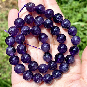 Suministros de Joyería al por Mayor, Cuentas Sueltas de Cristal para Hacer Joyas, <span class=keywords><strong>Cuarzo</strong></span> Rosa, Amatista, Lapislázuli, Pulseras DIY - Product Image 3