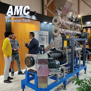 Extrudeuse de granulés d'aliments pour poissons AMC, nourriture pour poissons tropicaux, micro-granulés, extrudeuse d'aliments pour poissons flottants de 1 tonne - Product Image 5