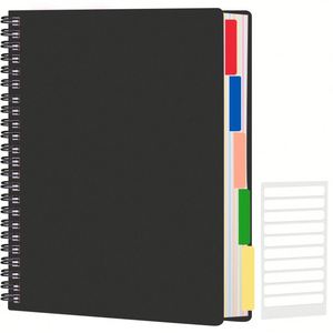 Cuadernos Espirales B5 de Fábrica, Libro con Páginas Divididas Desprendibles, Cuaderno de Oficina para Estudiantes, Línea Horizontal Especial, 200 Páginas Gruesas - Product Image 1