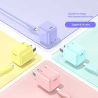INNOPRO Pabrik Langsung 60W Pengisian Cepat Kabel Data Tipe-C Warna Macaron 3A Kepala Aluminium Alloy Tembaga Murni IOS