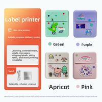 Printer Mini Portabel Printer Label Thermal Warna Kustom Android iOS Printer Label Bluetooth Portabel