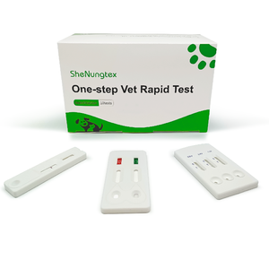 Kit de test de diagnostic rapide du fabricant pour instrument vétérinaire de dactylographie sanguine canine pour l'analyse sanguine des chiens - Product Image 2