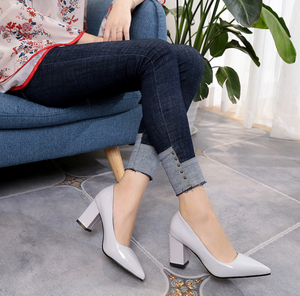 Up-1766r moda 7cm <span class=keywords><strong>donna</strong></span> scarpe tacco alto grosso 2023 scarpe eleganti da ufficio da <span class=keywords><strong>donna</strong></span> décolleté - Product Image 3